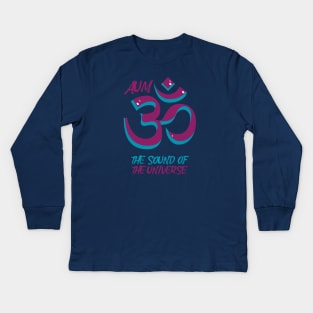YOGA is when you listen to yourself, everything comes naturally. It comes from inside, like a kind of will to do something. Kids Long Sleeve T-Shirt